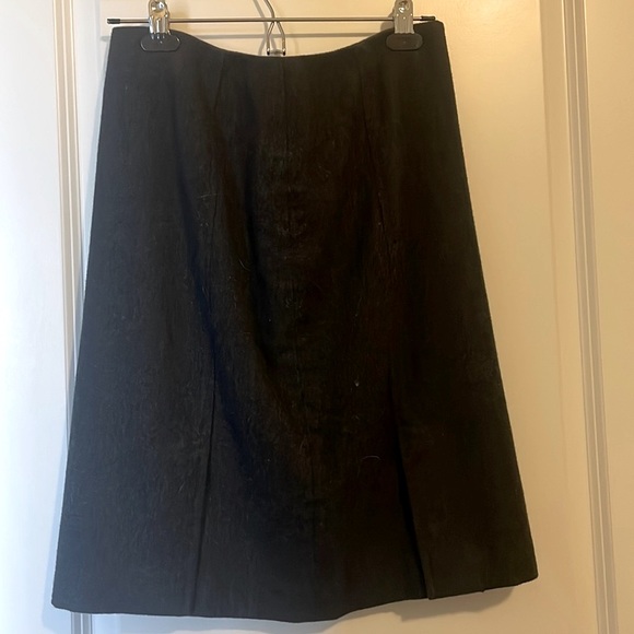 Charcoal double lined skirt size 4 - Picture 3 of 4